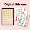2023 Digital Planner for Smartphones - Gold Teal Art Deco Design - Image 8