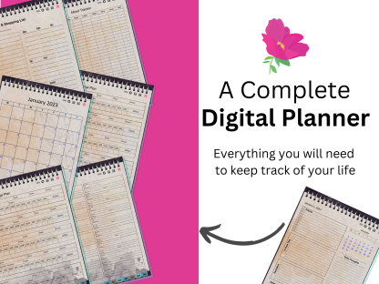 Scorpio 2023 Digital Planner - Dated & Hyperlinked - Image 2