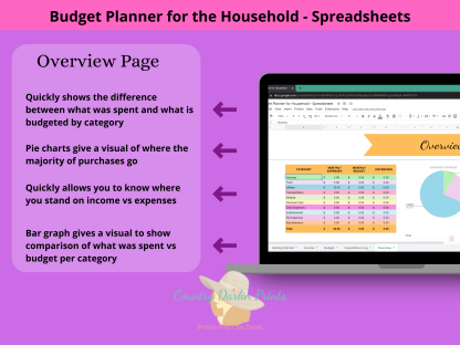 Home Budget Planner Spreadsheet for Google Sheets - Image 2