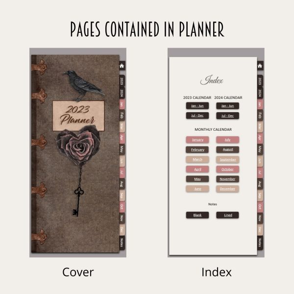 2023 Digital Planner for Smartphones - Gothic - Image 3