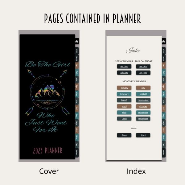 2023 Digital Planner for Smartphones - The Girl Who Went For It - Image 3
