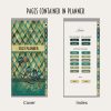 2023 Digital Planner for Smartphones - Gold Teal Art Deco Design - Image 3