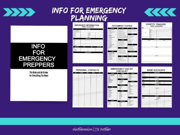 Emergency Planning Worksheets - Image 4