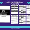 Emergency Planning Worksheets - Image 4