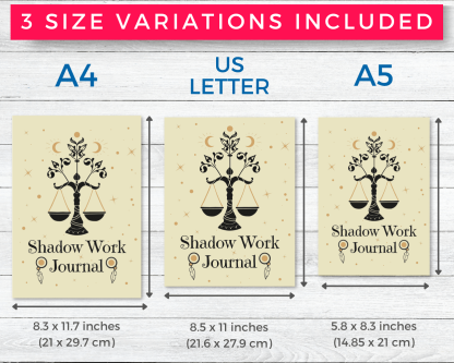 Shadow Work Journal Prompts Pack #2 | Printable Planner Inserts - Image 2