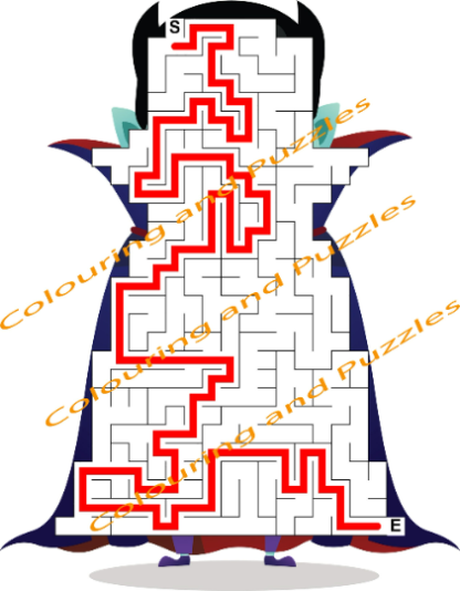 Children's Puzzle book 100 Halloween Mazes digital download for kids maze activity book pack - Image 8