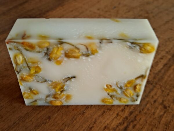 Hand-Poured Soap With Flowers - Image 3