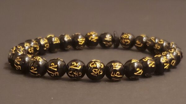 Tibetan Beaded Bracelet Six true words beaded bracelet