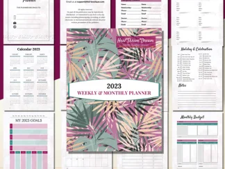 2023 Weekly Monthly Planner