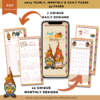 2023 Gnome Autumn DIGITAL PHONE Planner - HyperLinked Monthly Daily Meal Planner Notes - 33 Pages - GoodNotes, Noteshelf, Xodo, Notability - Image 10