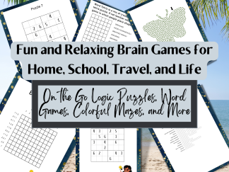 On the Go Logic Puzzles, Word Games, Colorful Mazes, and More| Easy Sudoku Games| Colorful Mazes| Word Scramble| Basic Nanograms| Brain Game