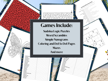On the Go Logic Puzzles, Word Games, Colorful Mazes, and More| Easy Sudoku Games| Colorful Mazes| Word Scramble| Basic Nanograms| Brain Game - Image 2