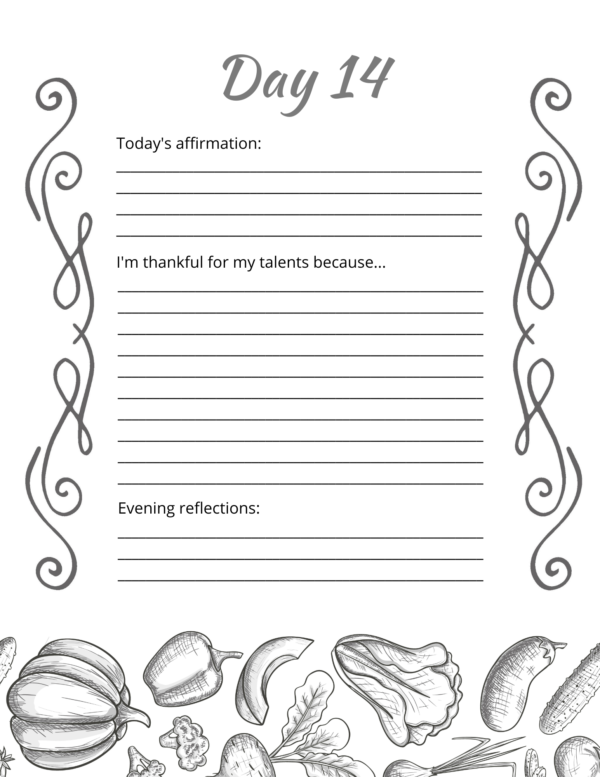 Harvest Coloring Gratitude Journal - Image 7