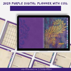 2023 Purple Coil Digital Planner