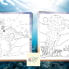 30 Fun and Relaxing Ocean themed Coloring Pages for Kids and Adults - Image 3