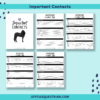 Horse Record Keeping Journal | 70 PDF pages| Horse Owner Journal | Horse Health Records | Black Horse Clipart - Image 6