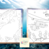 30 Fun and Relaxing Ocean themed Coloring Pages for Kids and Adults - Image 4