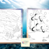 30 Fun and Relaxing Ocean themed Coloring Pages for Kids and Adults - Image 5