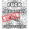 Colorful Crap: Mandalas for When Life's a B*tch/60 !Swear Words Coloring Pages! DIGITAL DOWNLOAD - Image 5