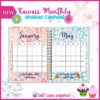 Kawaii Monthly Calendar - Undated - Image 3