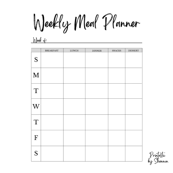Weekly & Monthly Meal Plan, Grocery List, Kitchen Conversion Chart & More - Image 7