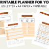 Autumn Fall Quarterly Self Care Planner - Image 4