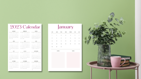 2023 Printable Yearly Planner - Image 3