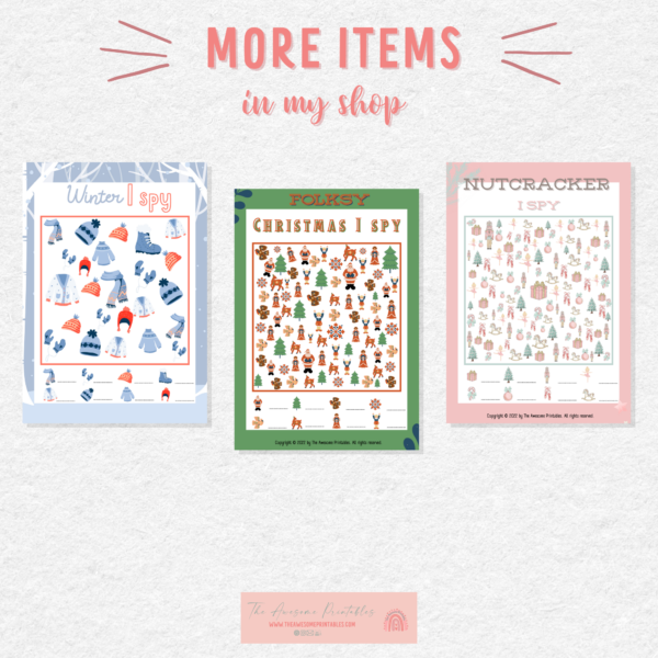 CIRCUS BINGO ACTIVITY, 30 different bingo cards for each child, super easy to print and use, fun for the whole family as well as party games - Image 4