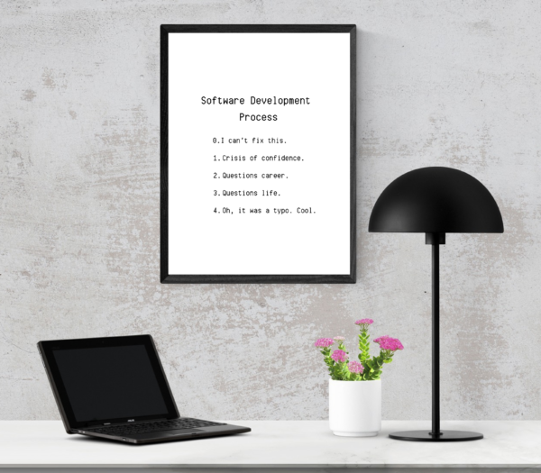 Software Engineer Funny Wall Art, Gift for Programmer, Set of Digital Prints, Debugging Humor, Funny Definition - Image 10