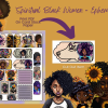 PRINTABLE EPHEMERA - Spiritual Black Women - Ephemera - Tags, Postcard, Envelope, Bookmarks, Lined, Notes, Tabs, Pockets US Letter Download - Image 3