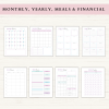 Personal Planner Bundle | Daily Planner | Daily Journal | Habit Tracker | Self Care Planner | Letter | A4 | A5 | PDF | Printable Planner | Digital Planner - Image 3