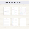 Daily Planner Bundle | Daily Schedule | Daily Agenda | Daily To Do | Daily Organizer | Letter | A4 | A5 | PDF | Printable Planner | Digital Planner - Image 3