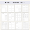 Essentials Planner Bundle | Daily Planner | Weekly Planner | Monthly Planner | Habit Tracker | Letter | A4 | A5 | PDF | Printable Planner | Digital Planner - Image 3