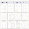 Productivity Planner Bundle | Daily Planner | Weekly Planner | Habit Tracker | Goal Planner | Letter | A4 | A5 | PDF | Printable Planner | Digital Planner - Image 3