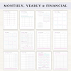 Productivity Planner Bundle | Daily Planner | Weekly Planner | Habit Tracker | Goal Planner | Letter | A4 | A5 | PDF | Printable Planner | Digital Planner - Image 3