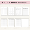 Printable Planner | Daily Planner | Weekly Planner | Habit Tracker | Monthly Planner | Letter | A4 | A5 | PDF | Printable Planner | Digital Planner - Image 3