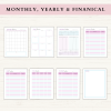Printable Planner | Daily Planner | Weekly Planner | Habit Tracker | Monthly Planner | Letter | A4 | A5 | PDF | Printable Planner | Digital Planner - Image 3