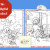 40 Mother and Child Travel Friendly Coloring Pages |Gift for Mom | from Kids | Presents for Grandma | Creative Pack| Family Activities - Image 3