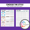Daily Chore Charts for Children, Printable Daily Checklist for Kids, Responsibility Tracker - Image 3