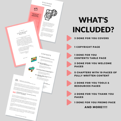 Marketing Influencer Canva Template | PLR Done For You eBook | Resource Social Media Coaches | Lead Magnet | Gen-X Content Private Label - Image 3