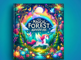 Kids Magical Forest Adventure coloring pages/digital download!