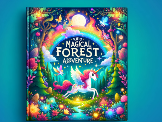 Kids Magical Forest Adventure coloring pages/digital download!