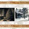 Vintage Holiday Season Card Images #02 - Image 3