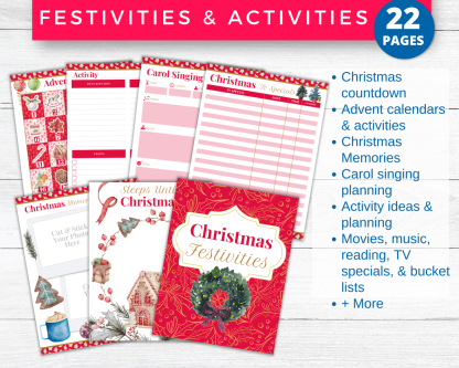 Christmas Planner Printables Bundle | Holiday Planning Ideas - Image 3