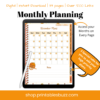 Thanksgiving Schedule PDF - Monthly Planning