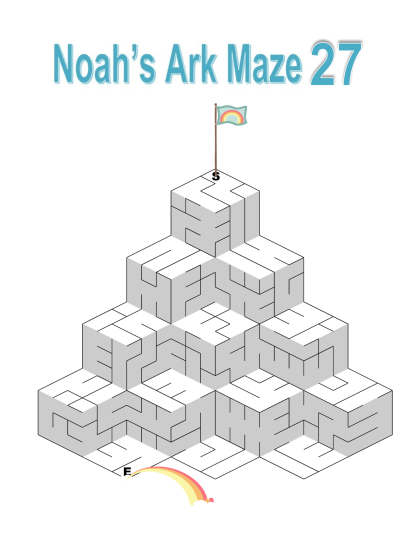 Printable Noah's Ark Bible Games Puzzles - Christian Bible Story - Image 6