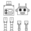 Robot-marked-glue-tabs