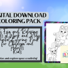 45 Fun and Relaxing Kids at Work and Play Digital Coloring Pack for Children and Adults