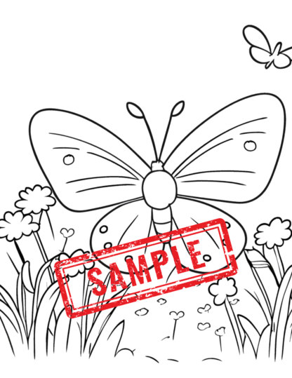*Whimsical Wonders Coloring Collection: Printable Series for Girls (Set of 4 Books, 40 Pages Total)..DIGITAL DOWNLOAD! - Image 6
