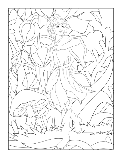 Forest Druids coloring book - Image 4